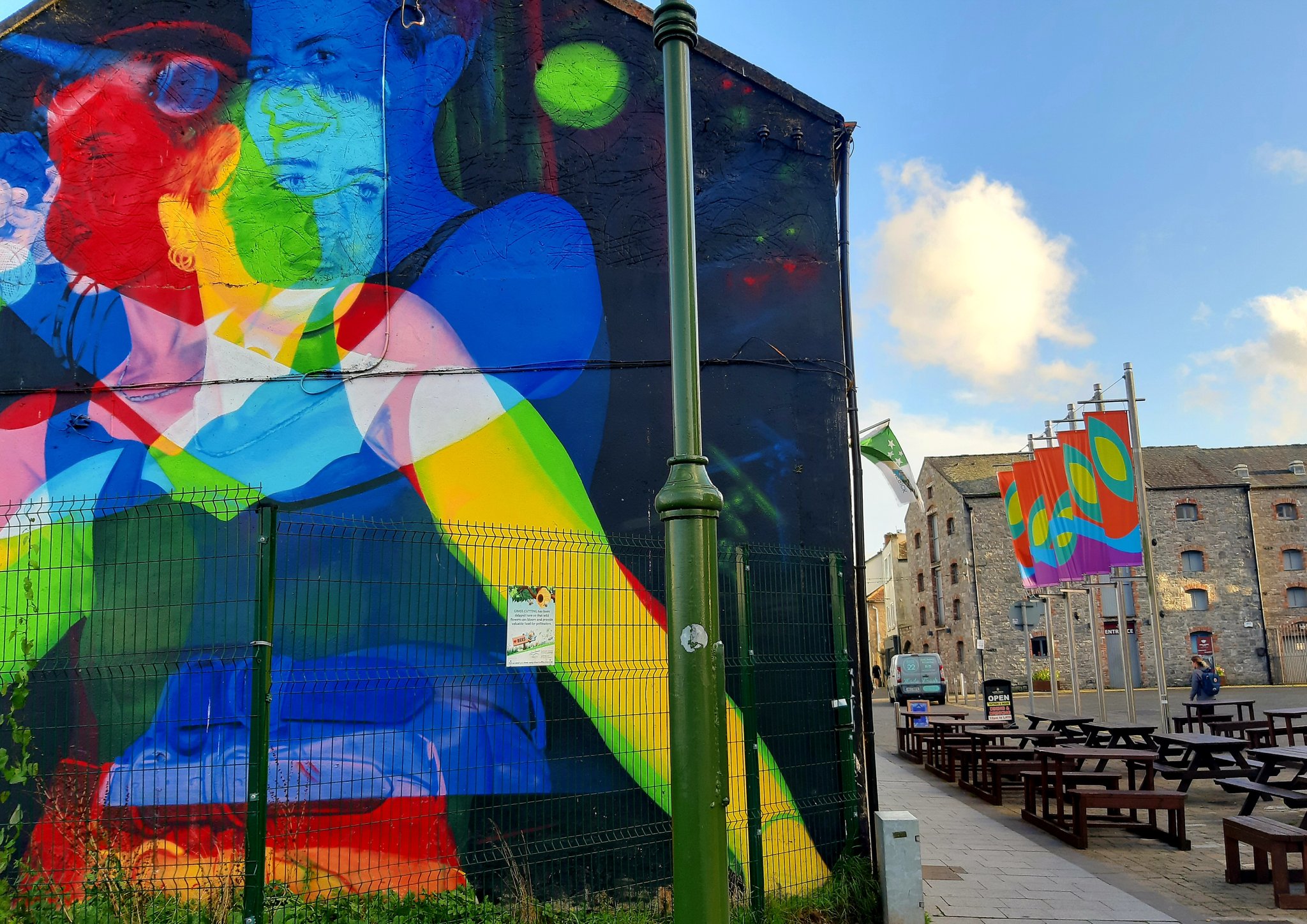 Signals from the River can be viewed on Nicholas St in Limerick City. Picture: Nigel Dugdale