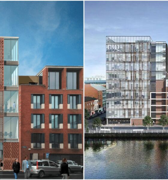 80 million euro development 1BQ - Above is an artist rendition of what the entrance of the building from Henry Street and the back of the building on Bishop’s Quay will look like upon completion