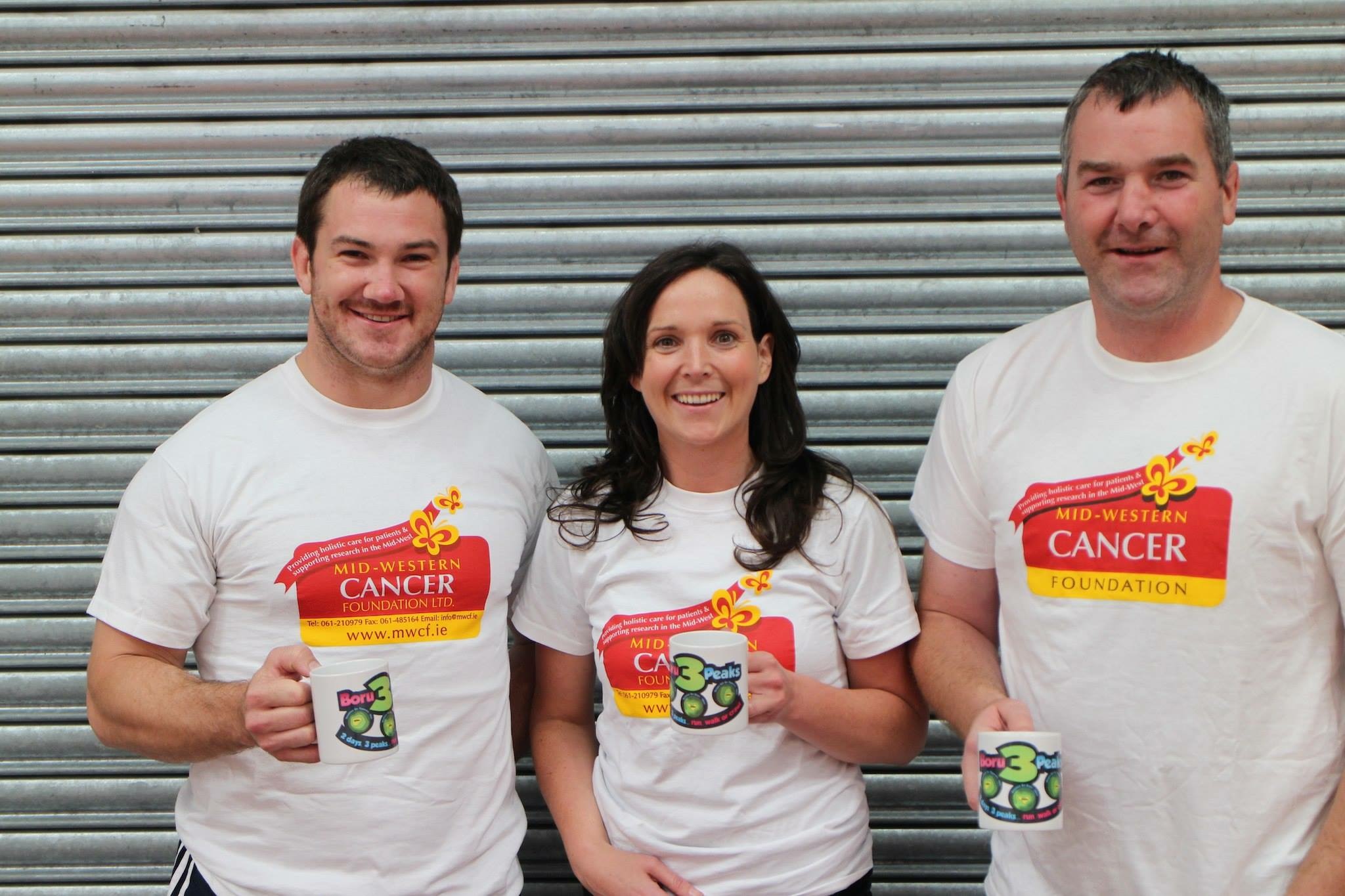 Anthony Foley tribute song Orla (centre) pictured with Damien Varley and her brother Anthony