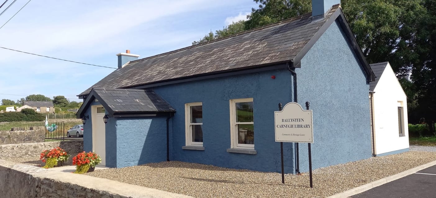 Ballysteen Carnegie Library has been restored to it's former glory.