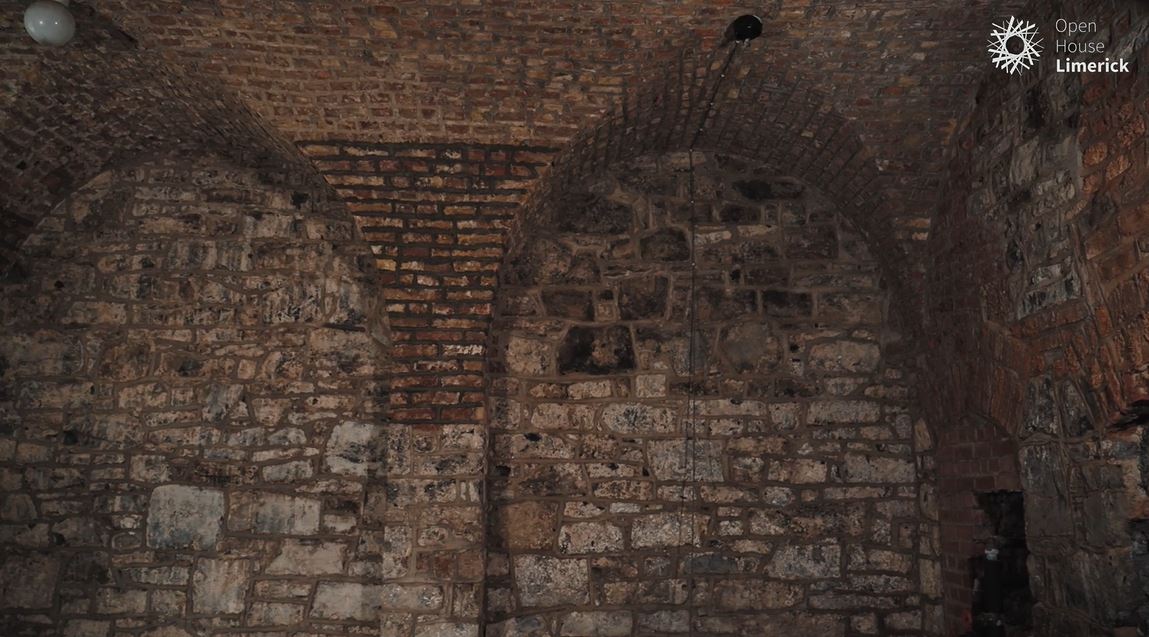 Cellars of the city The tour gives us a detailed look at the cellars in Limerick, such as the basement level of John’s Square