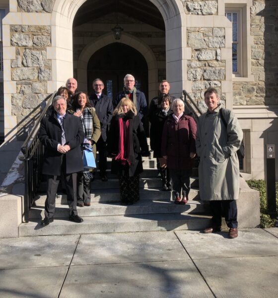 City Connects Project - Professor Eugene Wall, Professor Emer Ring and Dr Ann Higgins visited Boston College in 2019 accompanied by representatives from the Department of Education & Skills, the Department of Children and Youth Affairs and other Government officials to meet with the President of Boston College and others involved in the City Connects project.