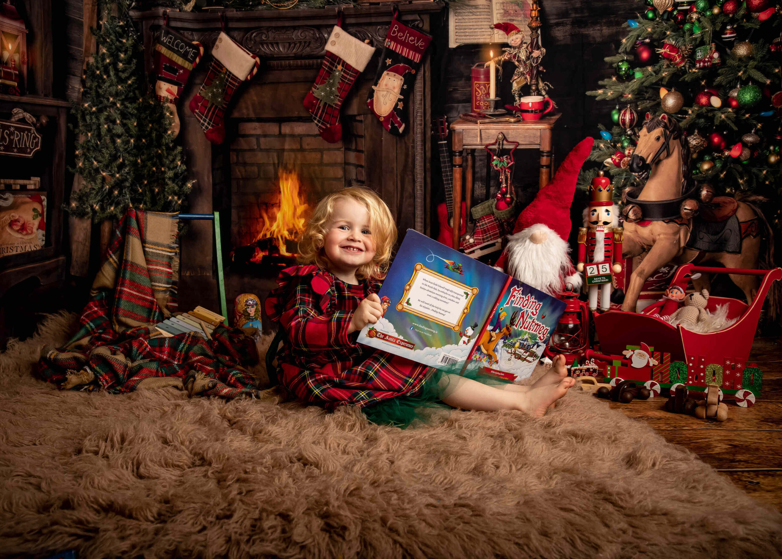 Finding Nutmeg childrens book is already a new Christmas Eve tradition in many Irish households. Picture: Allie Glynn photography.