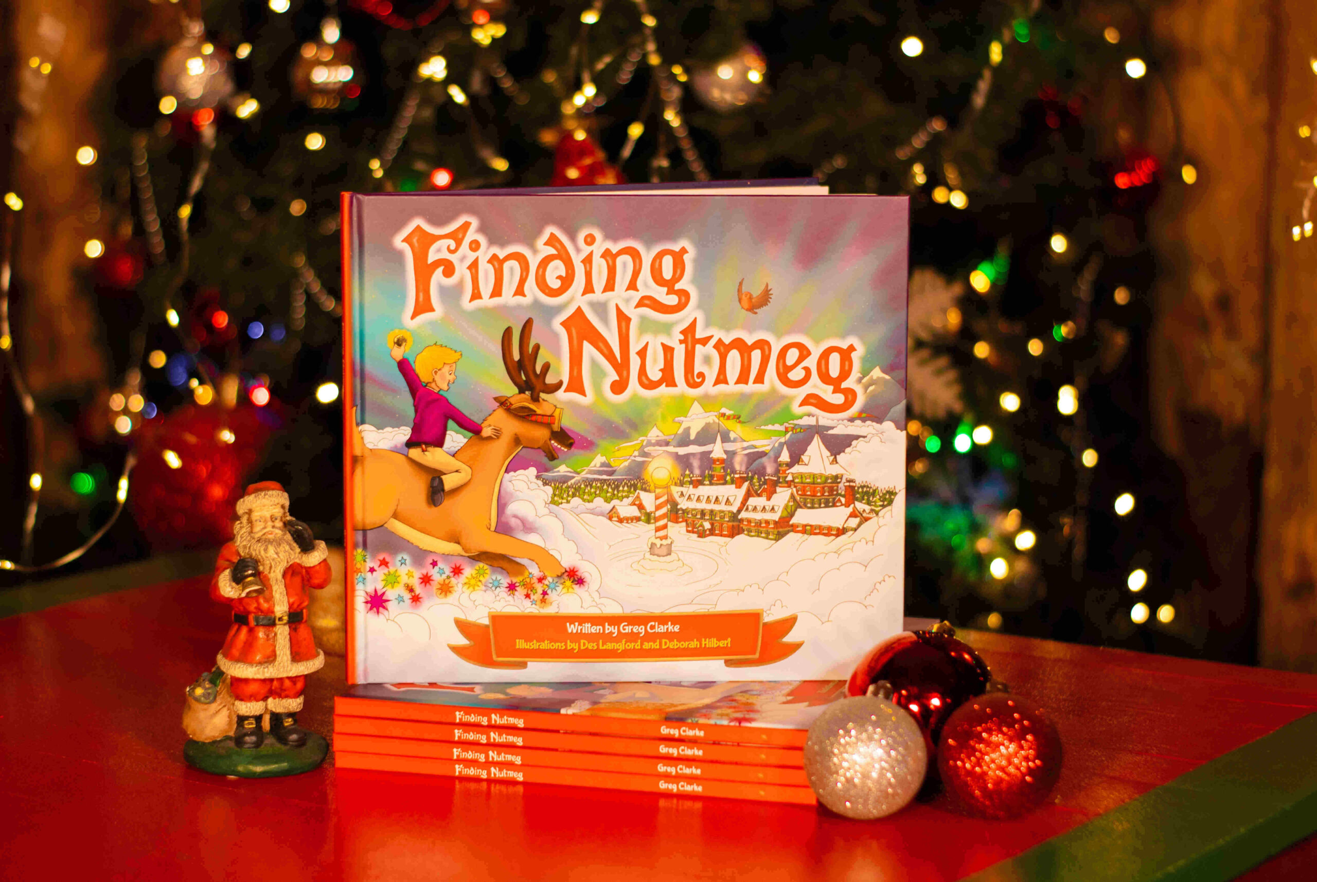 Finding Nutmeg childrens book This beautifully illustrated children’s book details the story of one boy’s magical adventure to the North Pole. Picture: Allie Glynn photography.