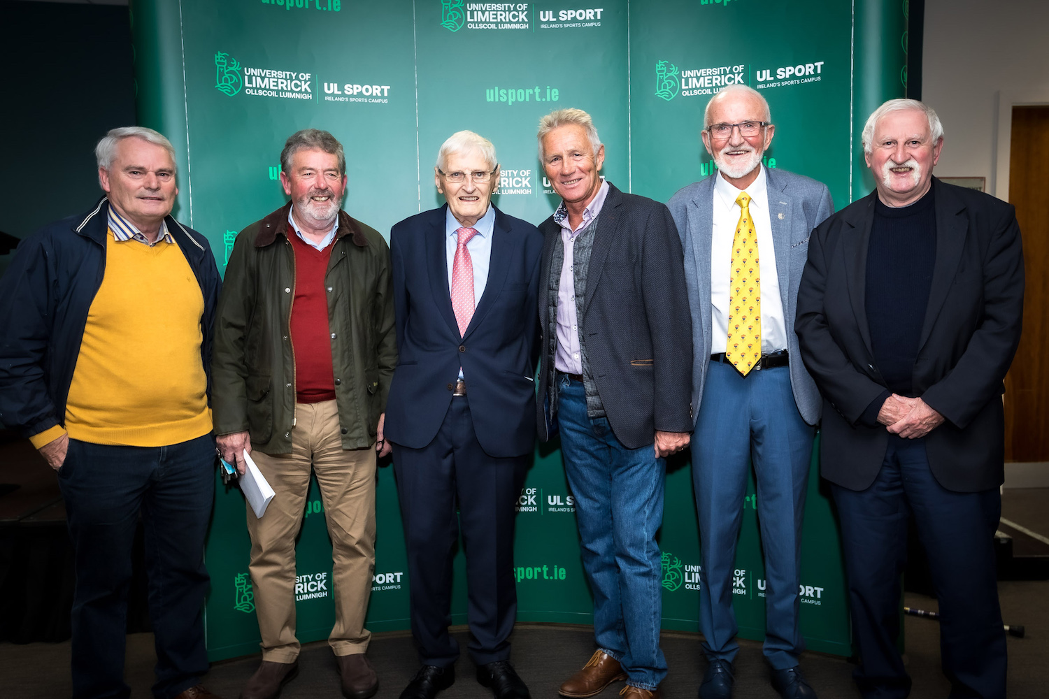 Ronnie Long Robert Costello, Neill Cusack, Ronnie Long, Eamon Coghlan, Danny Mc Daid and Donnie Walshe. Picture: Keith Wiseman
