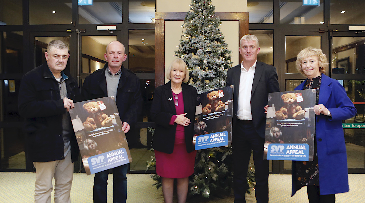 St Vincent de Paul Midwest - Attending the launch of the SVP Mid-West Regional Annual Appeal were from Gerry Buckley, Area Secretary, Tom O'Donovan, Area Treasurer, Teresa Ryan, Regional President, guest speaker John Kiely, Manager Limerick Senior Hurlers who launched the appeal and Nora Farragher, Area President, West Limerick. Picture: Liam Burke/Press 22