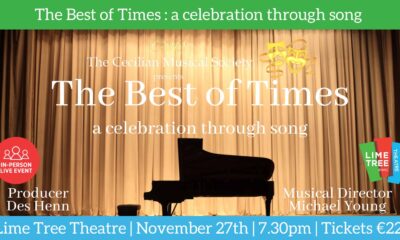 The Best of Times - The Cecilian Musical Society will perform an evening of hits from past showcases on Saturday, November 27.