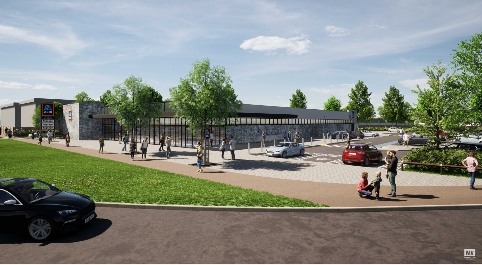 Aldi Moyross - The Supermarket giant has broke ground on a new €7 million store on New Road, Moyross.