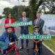 Greening the Castletroy Urban Greenway - Pictured above at the launch of the Castletroy Urban Greenway is Hildegarde Naughton, Minister of State, Cllr Daniel Butler, Mayor of Limerick City and County, Noel Feenelly, Programme Manager for National Transport Authority, Brian Kennedy, Director of Transportation and Mobility Limerick City and County Council with Gaelscoil Chaladh an Treoigh pupils Cliodhna de Brugh and Oisin Poole.