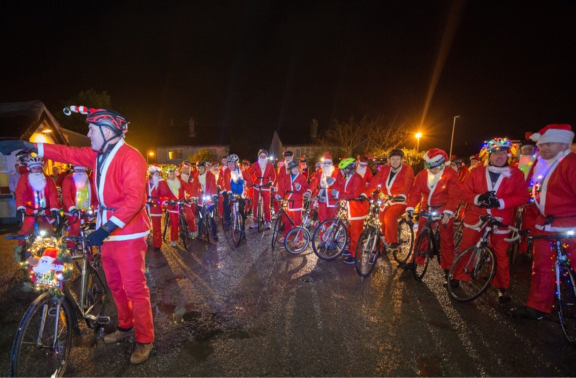 Limerick Santa Cycle 2021 - this fun-filled and heartwarming event has been on the road since 2018, raising money for local charities each year.