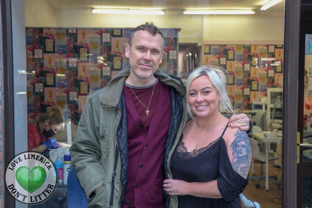 Stacey Mulcahy Stacey with Richard Lynch of I Love Limerick