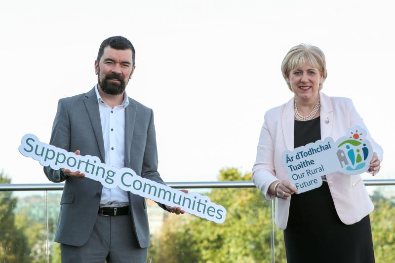 Community Activities Fund - Pictured launching the fund to support community groups are Minister of State Joe O’Brien and Minister Heather Humphreys. Picture: Julien Behal Photography