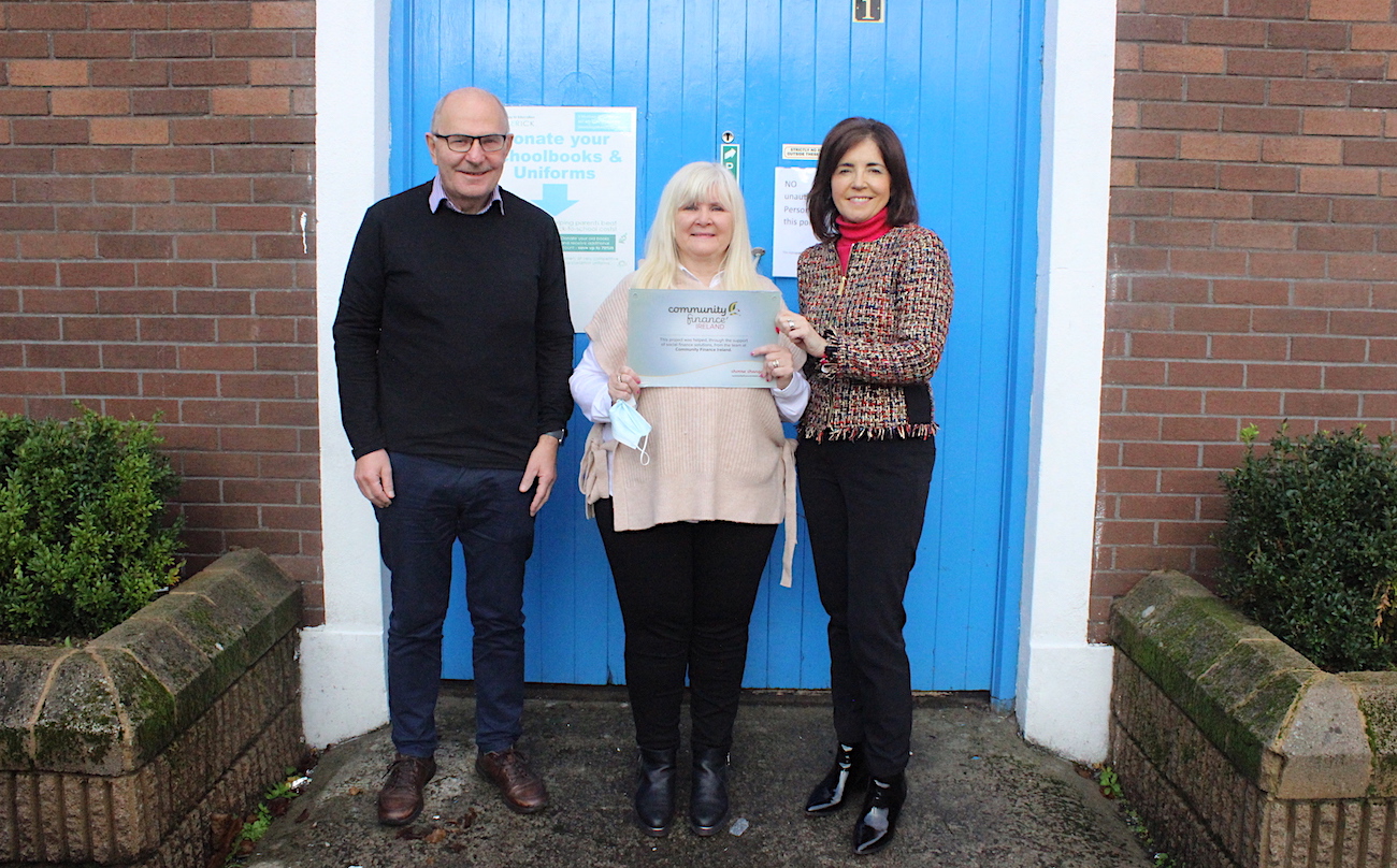 Gateway to Education Limerick - Nora Keogh, Community Finance Ireland, Suzanne Roche, Director Gateway to Education and Andy Fogerty, Accounts Department Gateway to Education.