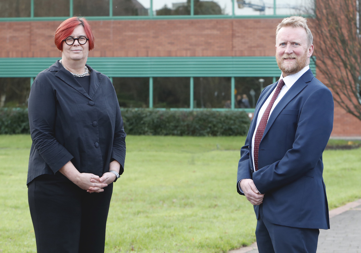 Kemmy Business School - Professor Kerstin Mey, President UL and Professor Finbarr Murphy Executive Dean, Kemmy Business School, The KBS has this week been accredited by the prestigious EFMD Global quality system (EQUIS) adding to its existing international accreditations the Association to Advance Collegiate Schools of Business (AACSB) and the Association of MBAs (AMBA). Picture: Liam Burke/Press 22