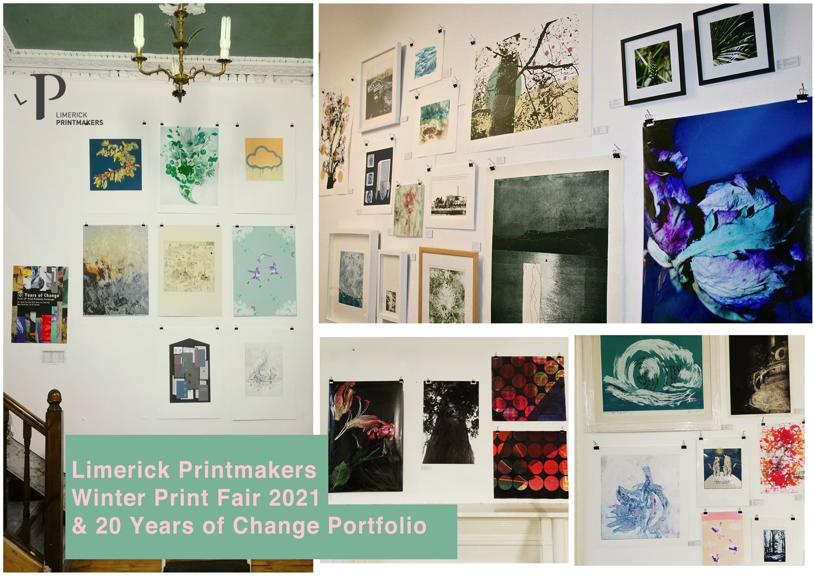 Limerick Printmakers Winter Print Fair 2021 - Presenting '20 Years of Change' Portfolio continues until Christmas Week.