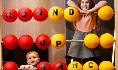 Noah Quish launches McDonalds appeal - Noah Quish and his sister Leah at the launch of ‘Round-Up for RMHC’