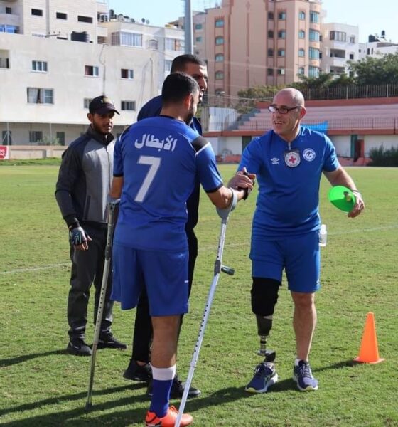 Simon Baker Gaza - Limerick man Simon Baker has returned to The Gaza Strip, Palestine, to coach the Palestine Amputee Football Association (PAFA) national football squad.