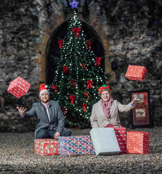 UHL Christmas toy appeal - Daire Heffernan, General Manager, King John's Castle, Limerick is pictured with Orlaith McMahon, Play Specialist Children's Arc University Hospital Limerick (UHL) at the Castle to launch the Christmas Toy Appeal in aid of the Children’s Arc UHL. Picture: Brian Arthur