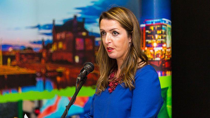 Vicky Phelan Freedom of Limerick - Vicky Phelan speaking at her Civic Reception in 2018. Picture: True Media