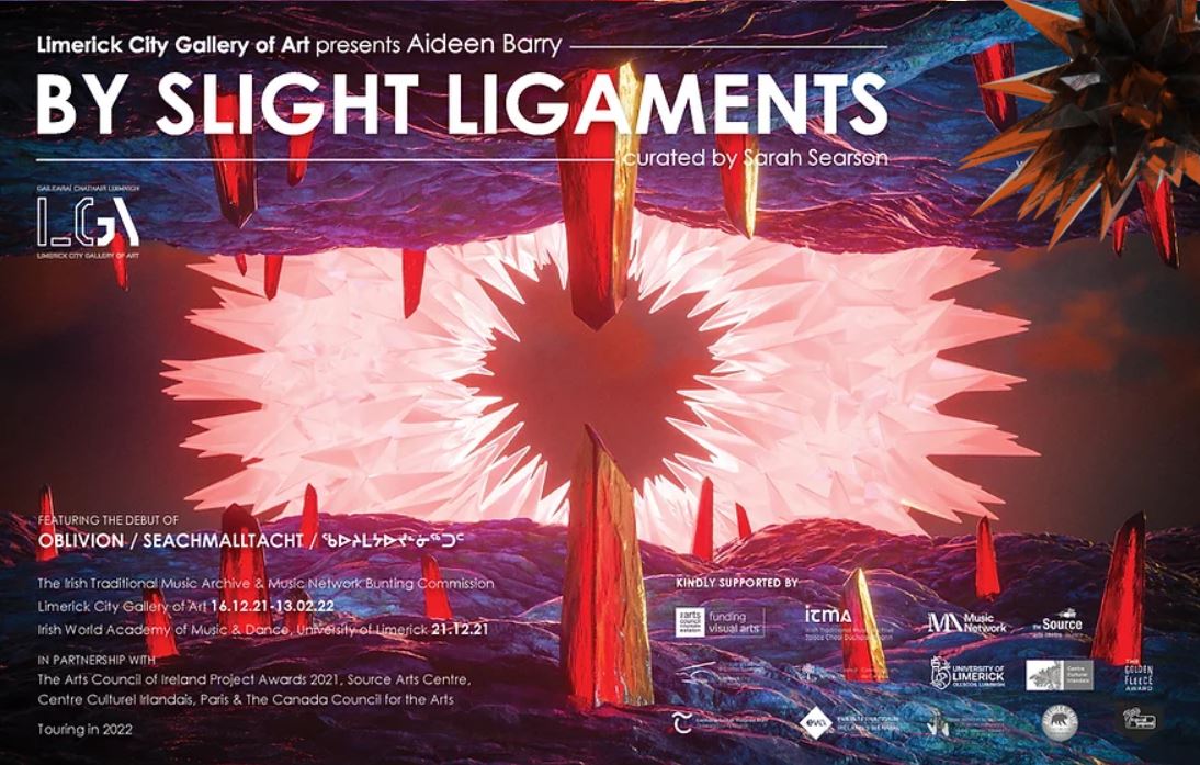 By Slight Ligaments by Aideen Barry is coming to the Limerick City Gallery of Art on Thursday, December 16