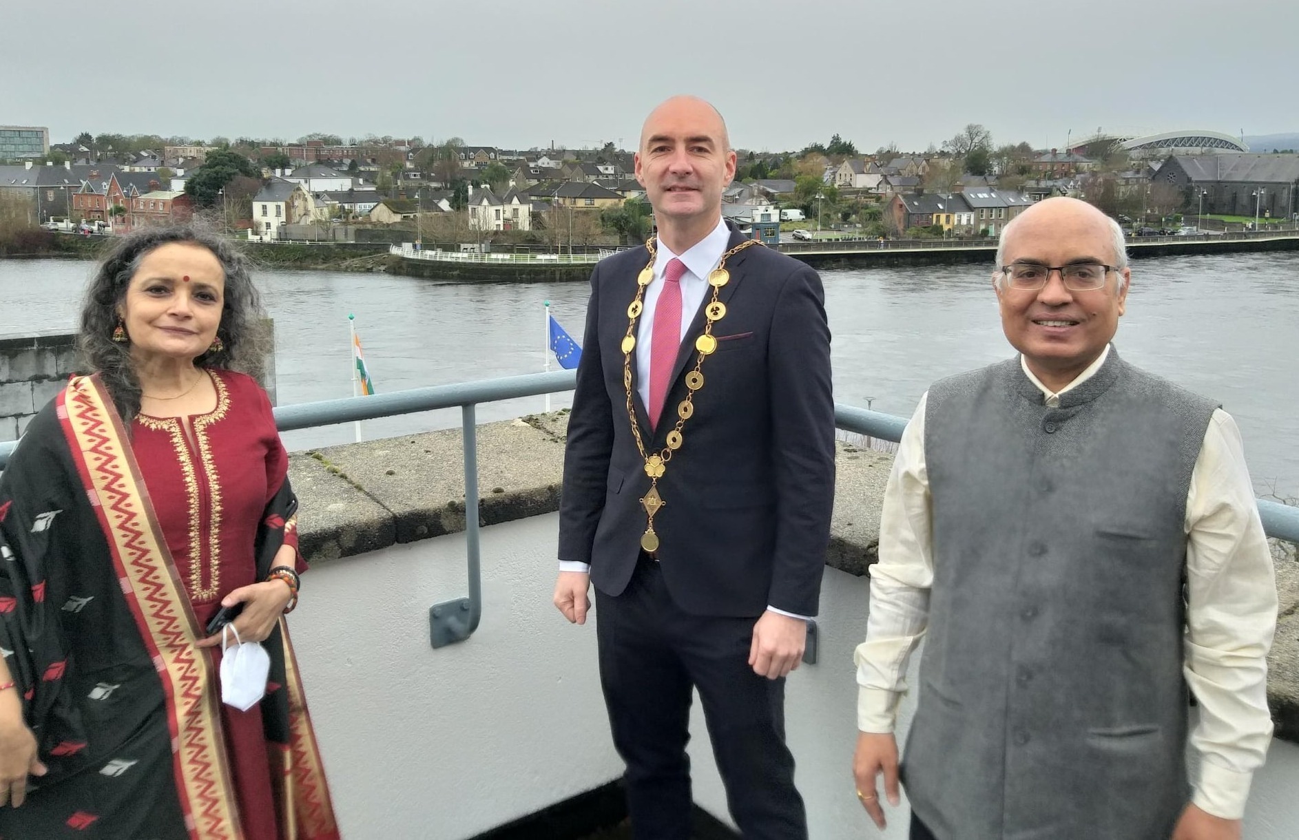 Ambassador of India to Ireland, Akhilesh Mishra, has met with Mayor of Limerick City and County, Daniel Butler.