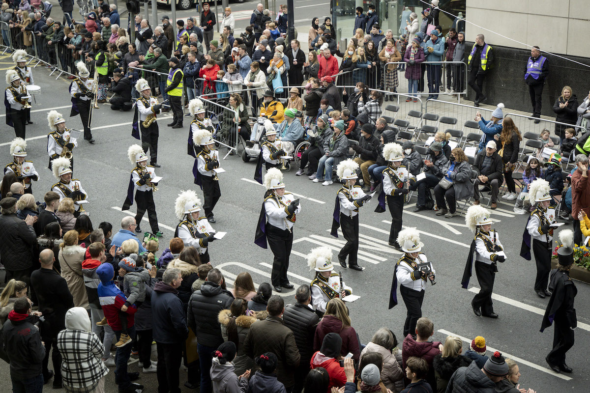 50th Limerick International Band Championship - Overall winners Mullingar Town Band pictured at The 50th edition of the International Band Champion on the streets of Limerick.