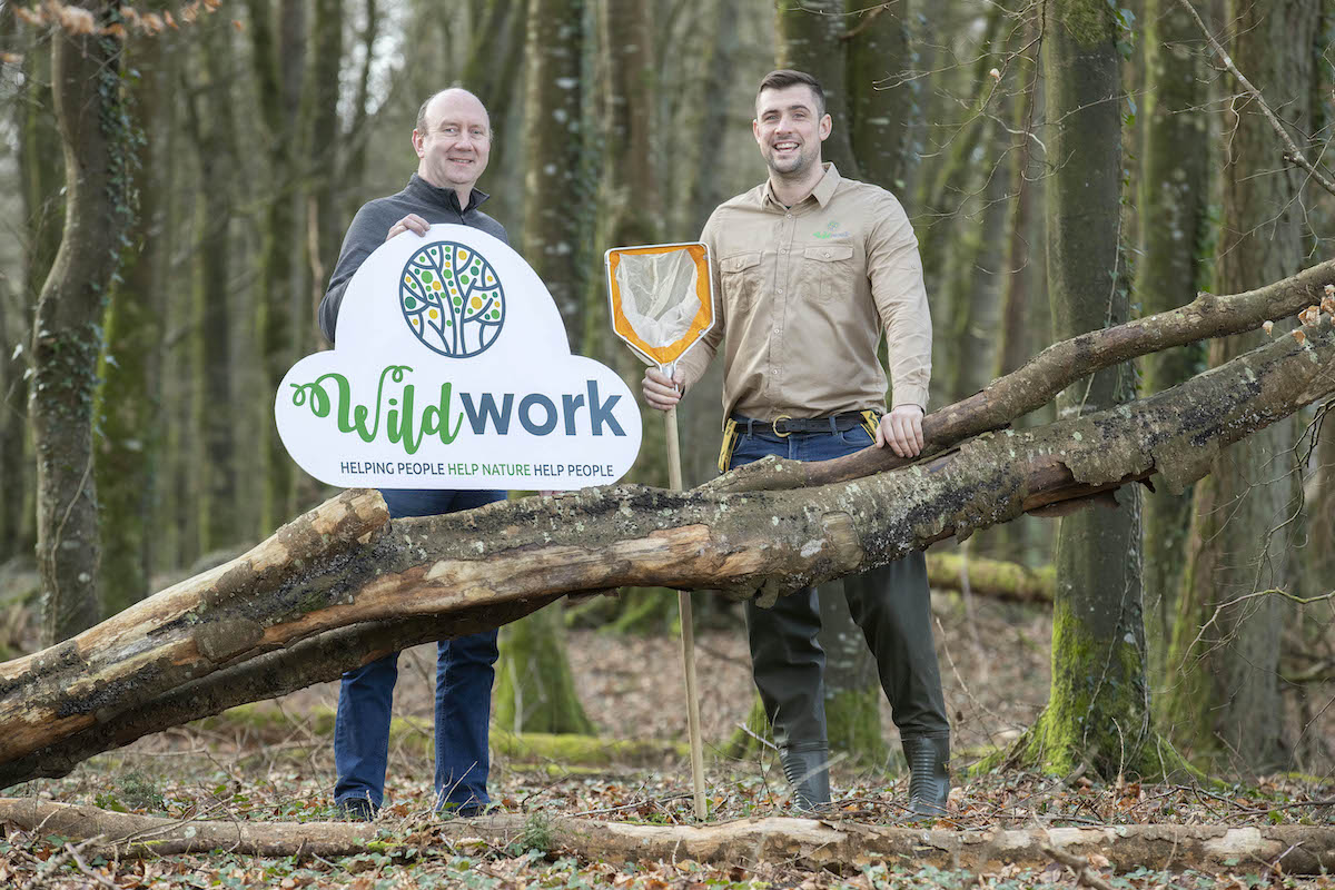 Wild Work CEO of West Limerick Resources Shay Riordan and Wild Work ecologist Brendan McSorley pictured above. Picture: Finbarr O’Rourke.