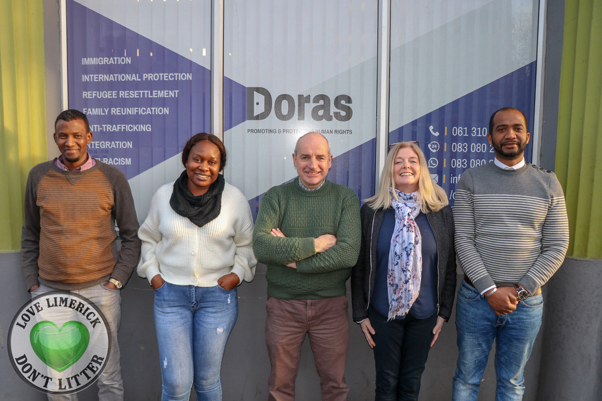 Ukraine Response - Doras CEO John Lannon (middle) remains concerned about the lack of coordination and preparation for what’s to come.