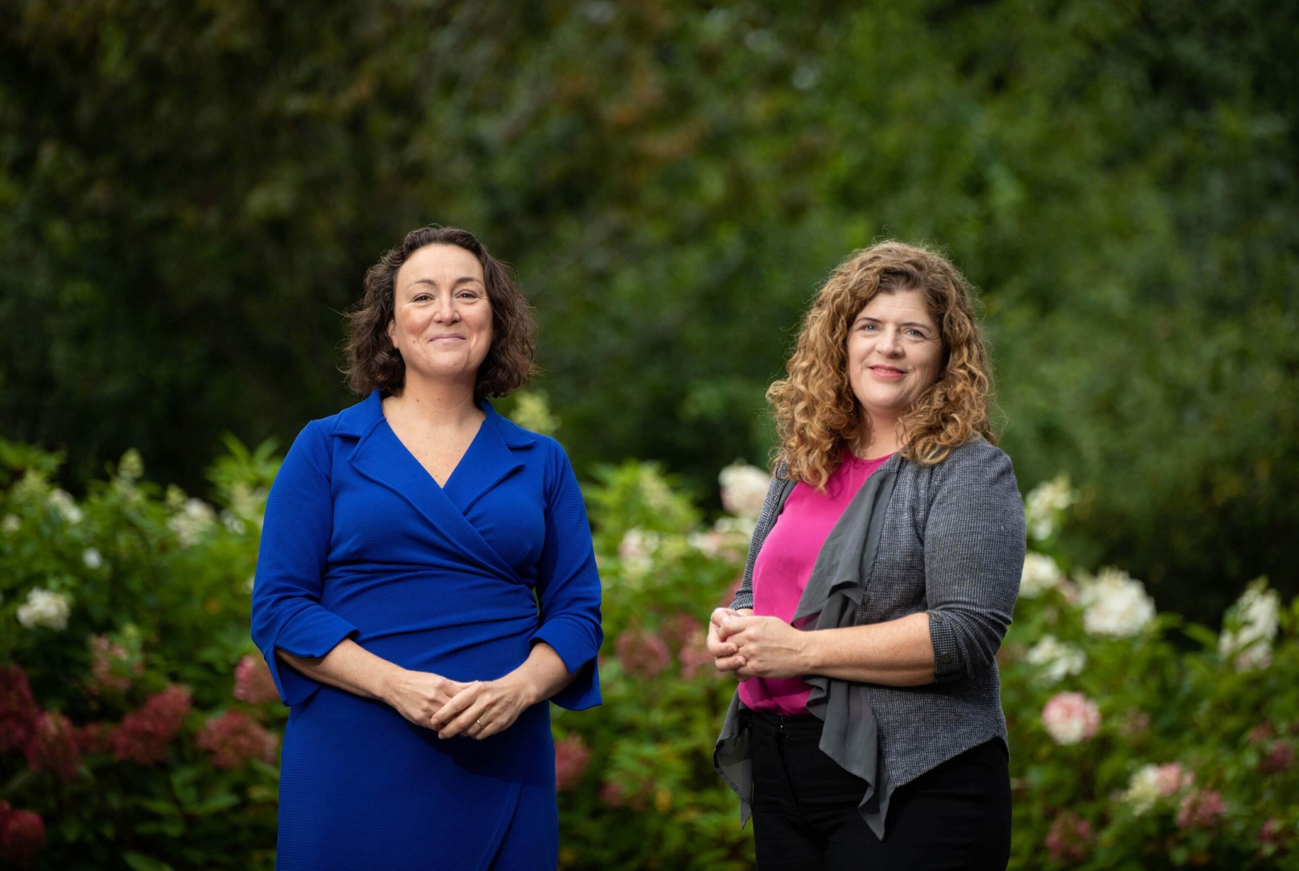 eHealth Hub for Cancer - Professor Ruth Clifford, Consultant Haematologist at University Hospital Limerick with Professor Aedin Culhane, Professor of Cancer Genomics at University of Limerick who is leading the All Island eHealth Hub for Cancer. Picture: Alan Place.