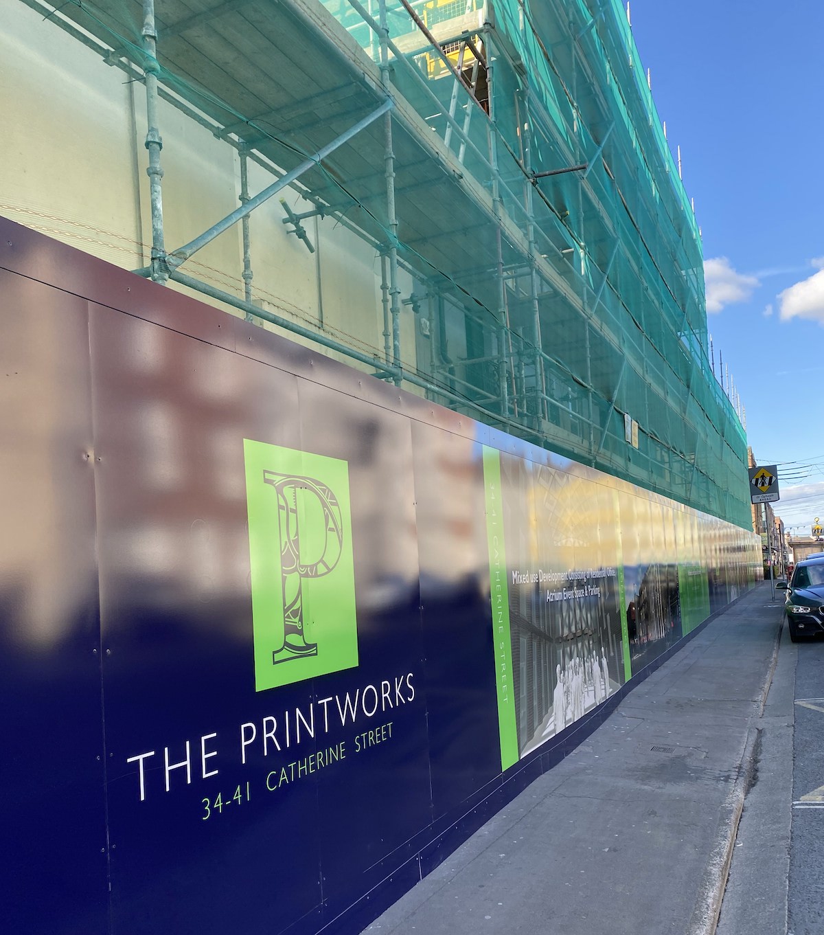 The Printworks Catherine Street - Work has begun on the €14m apartment development which will provide 24 apartments in the area along with an office complex