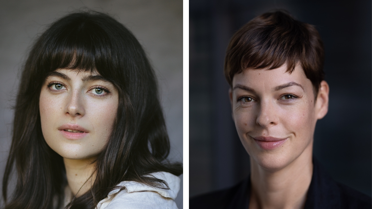 Double blind will star Actresses Millie Brady (left) and Pollyanna McIntosh pictured above