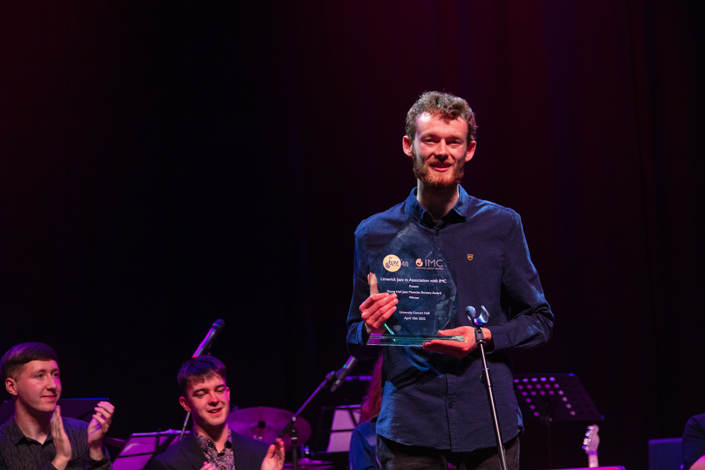 Nils Kavanagh, a 20-year-old jazz pianist from Sligo, became the inaugural recipient of the Young Irish Jazz Musician Award