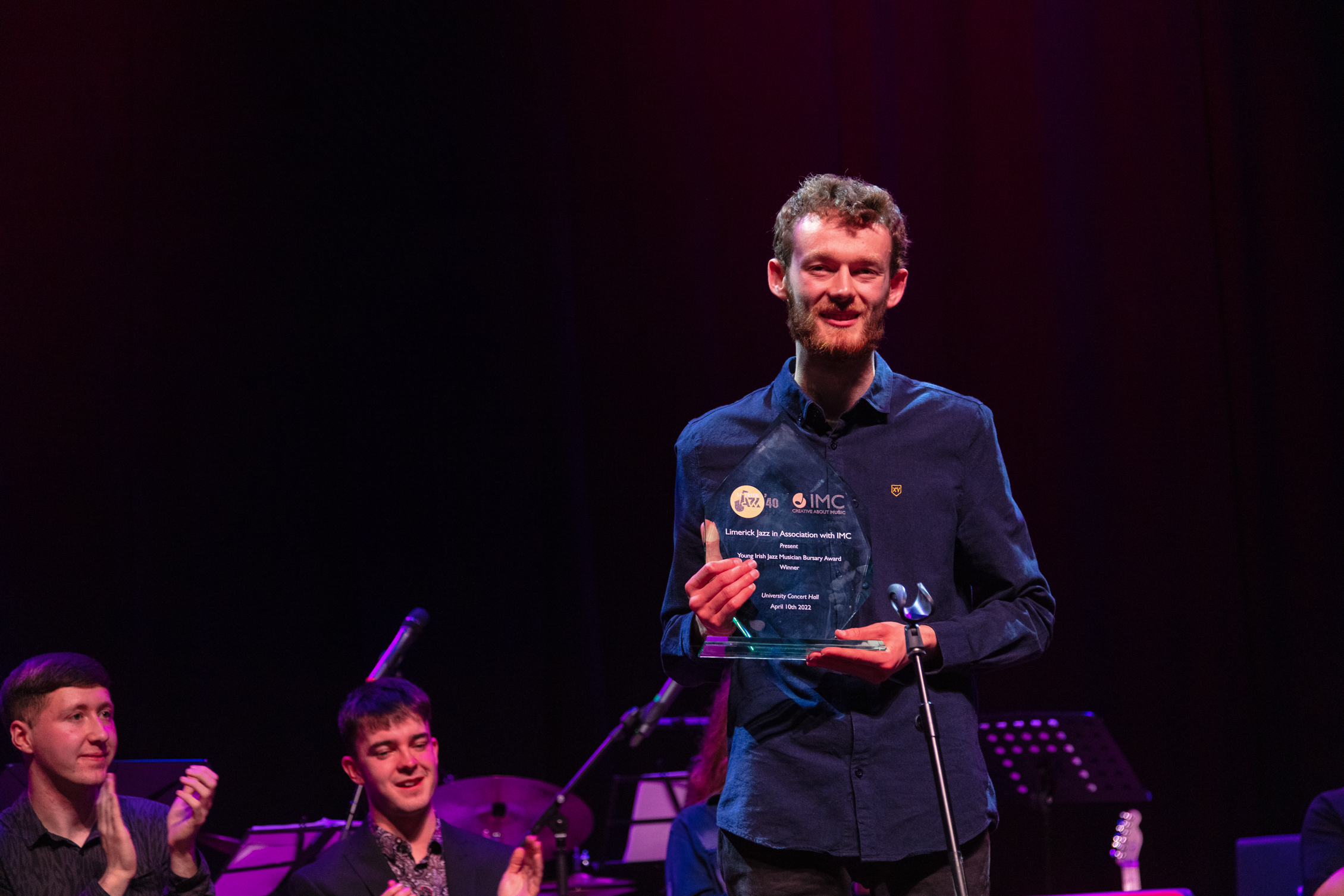Nils Kavanagh, a 20-year-old jazz pianist from Sligo, became the inaugural recipient of the Young Irish Jazz Musician Award