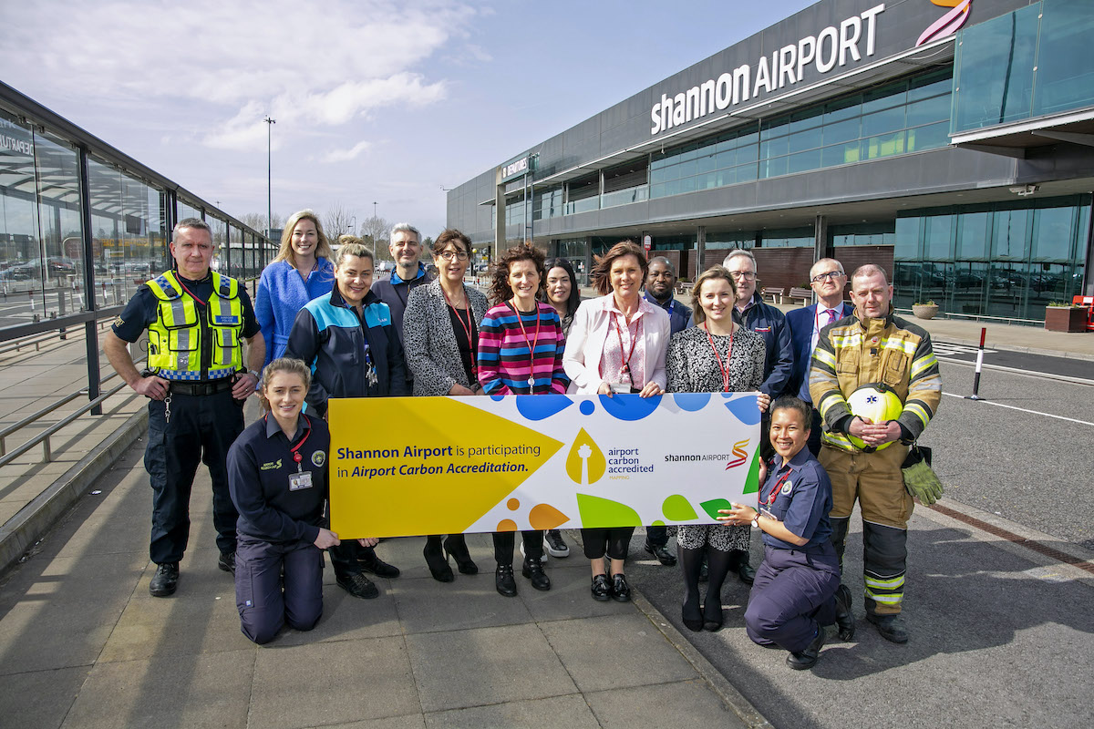 Funding for Shannon Airport - Shannon Airport recently received globally recognised accreditation for its efforts in tackling carbon emissions.