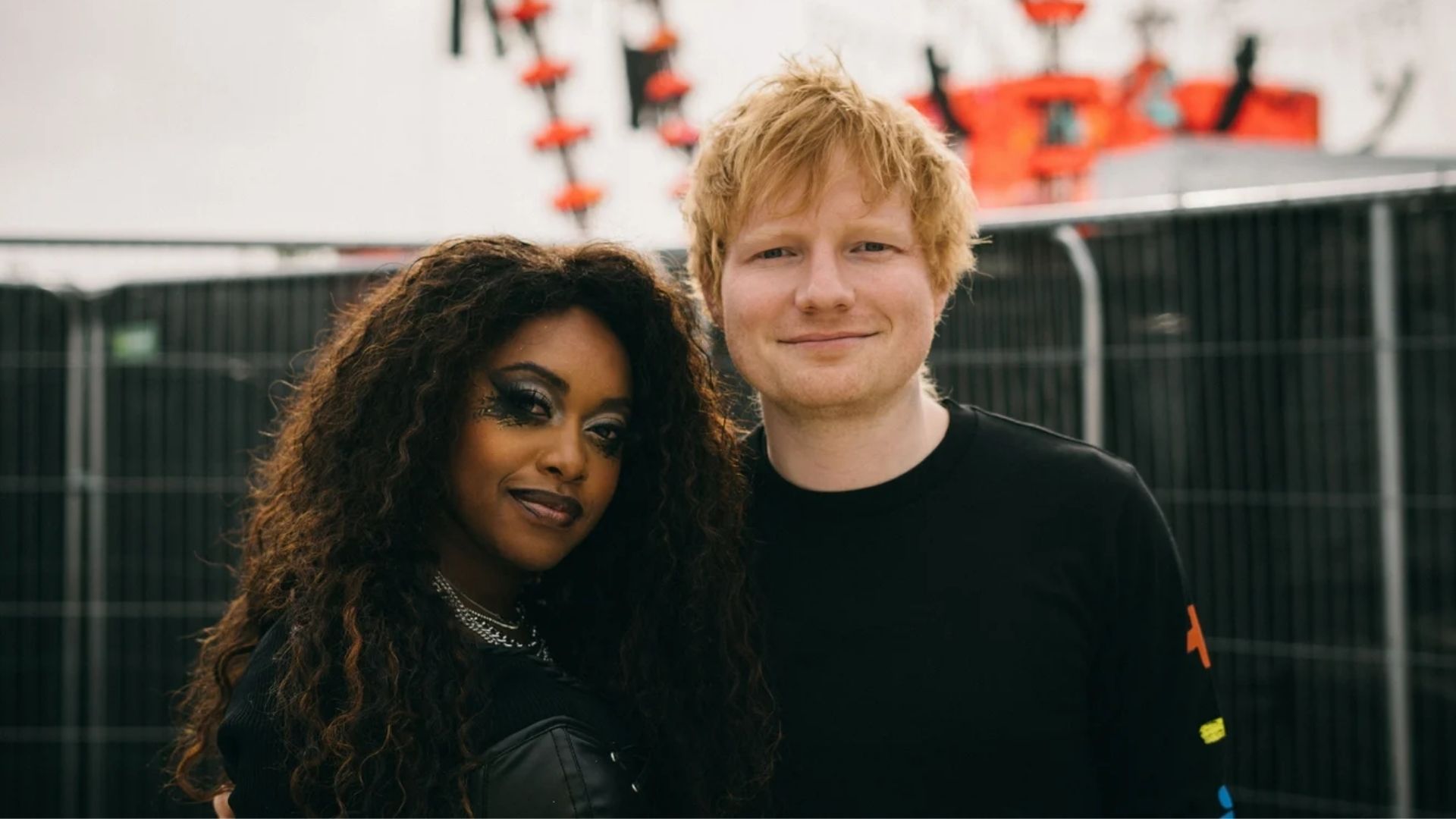 Denise Chaila Ed Sheeran collaboration - Limerick Rapper Denise Chaila pictured above with Ed Sheeran during the Mathematics Tour