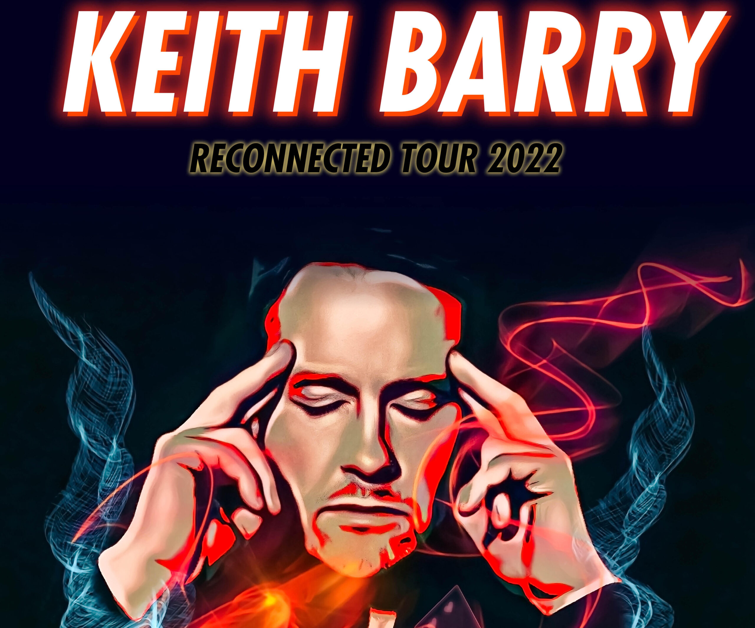 Keith Barry reconnected has written, produced and performed many of his own stage shows in the last fifteen years and has sold out venues in the US, Australia, Canada, Spain, South Africa, the UK and of course his native Ireland