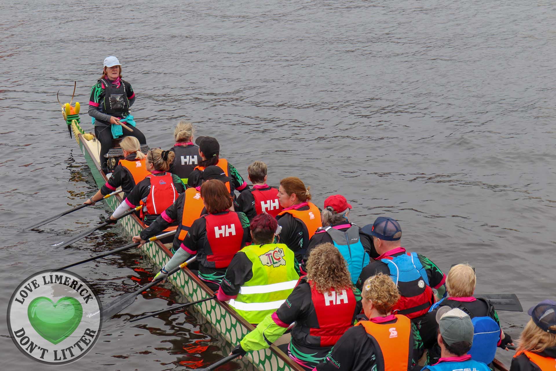 Limerick Dragons Voyage - a group of breast cancer survivors sailed across the River Shannon last Saturday, April 30 to celebrate Limerick’s 1100th birthday as part of Riverfest. Picture: Ava O Donoghue/ilovelimerick