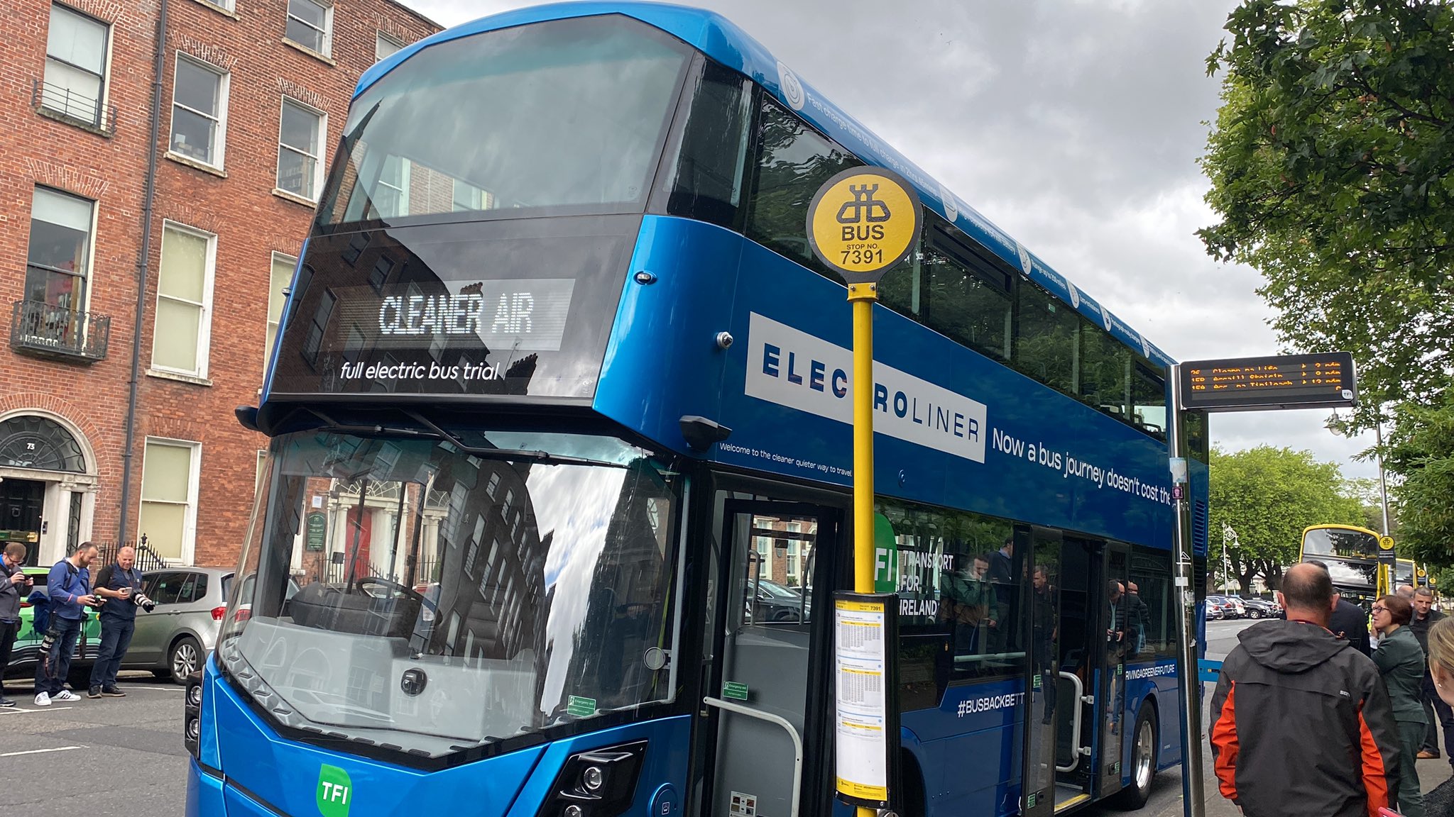 20 electric buses have been issued to Dublin and Limerick by the National Transport Authority as part of plans to decarbonise the country and promote green transport.