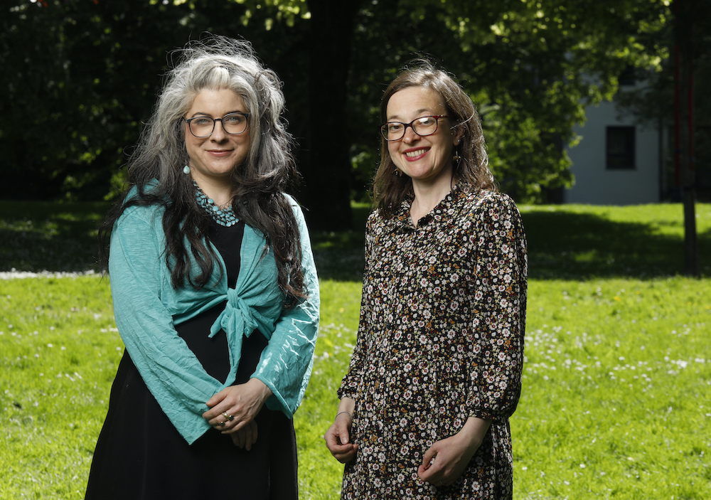 Artist Joanne Ryan & Limerick City and County Council Arts Officer Dr. Pippa Little pictured above
