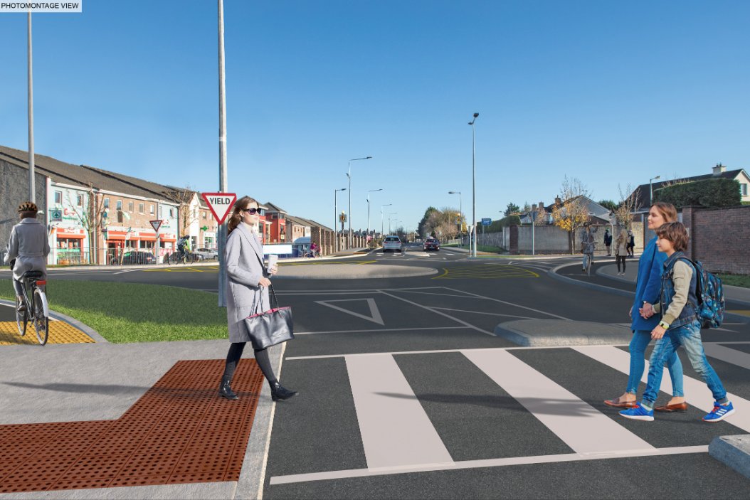 Limerick Active Travel schemes - Work is already underway on footpath projects at a number of locations including Kennedy Park, Irish Estates and the Regeneration Area of O’Malley Park, Southill