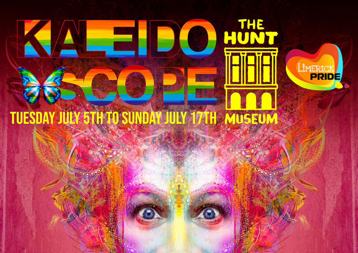 Limerick Pride Kaleidoscope Exhibition will be open for two weeks at the Hunt Museum garden gallery and all are welcome to come and see the beautiful array of works on show.