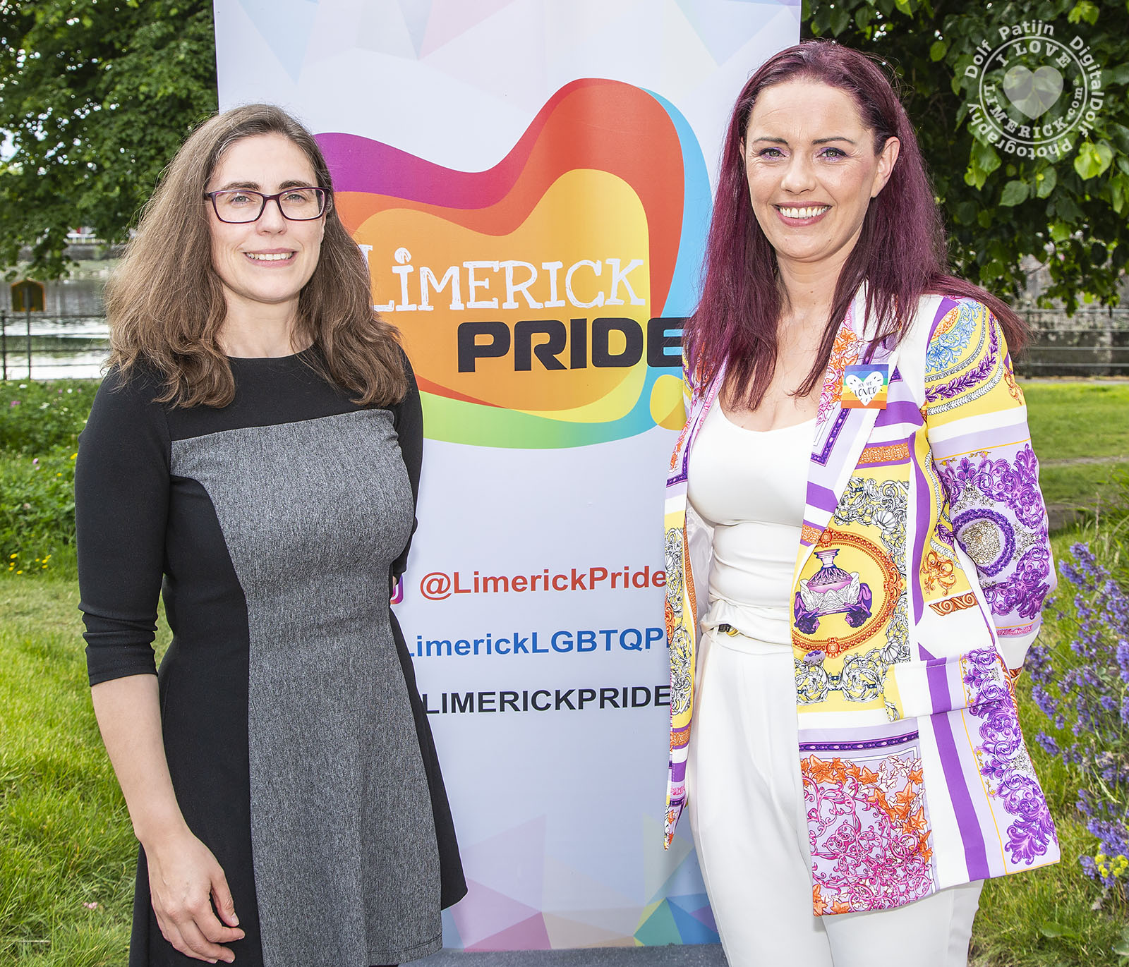 Limerick Pride reception - Slater will give an enthralling talk on Kilfinnane actress Alice O'Day, who graced the international stage and screen in the 1920s and 30s. Pictured above with Lisa daly, Chairperson of Limerick Pride. Picture: Dolf Patijn/ilovelimerick