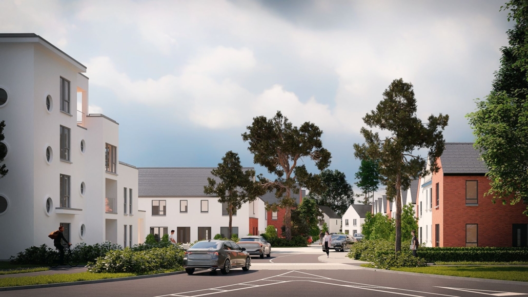 384 Raheen housing development - A proposed computer generated look at the development