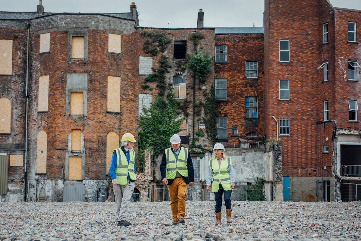 Opera House Limerick works programme is aimed at securing the most vulnerable of the 16 heritage protected buildings being retained on the Opera Square site. Picture: Brian Arthur