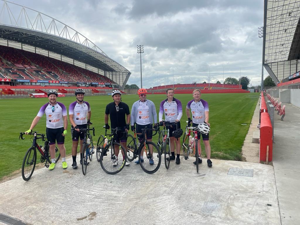 Limerick Man Kevin Mahony and eight friends Embark on Cycle 4 Chief from Mizen Head to Malin Head cover