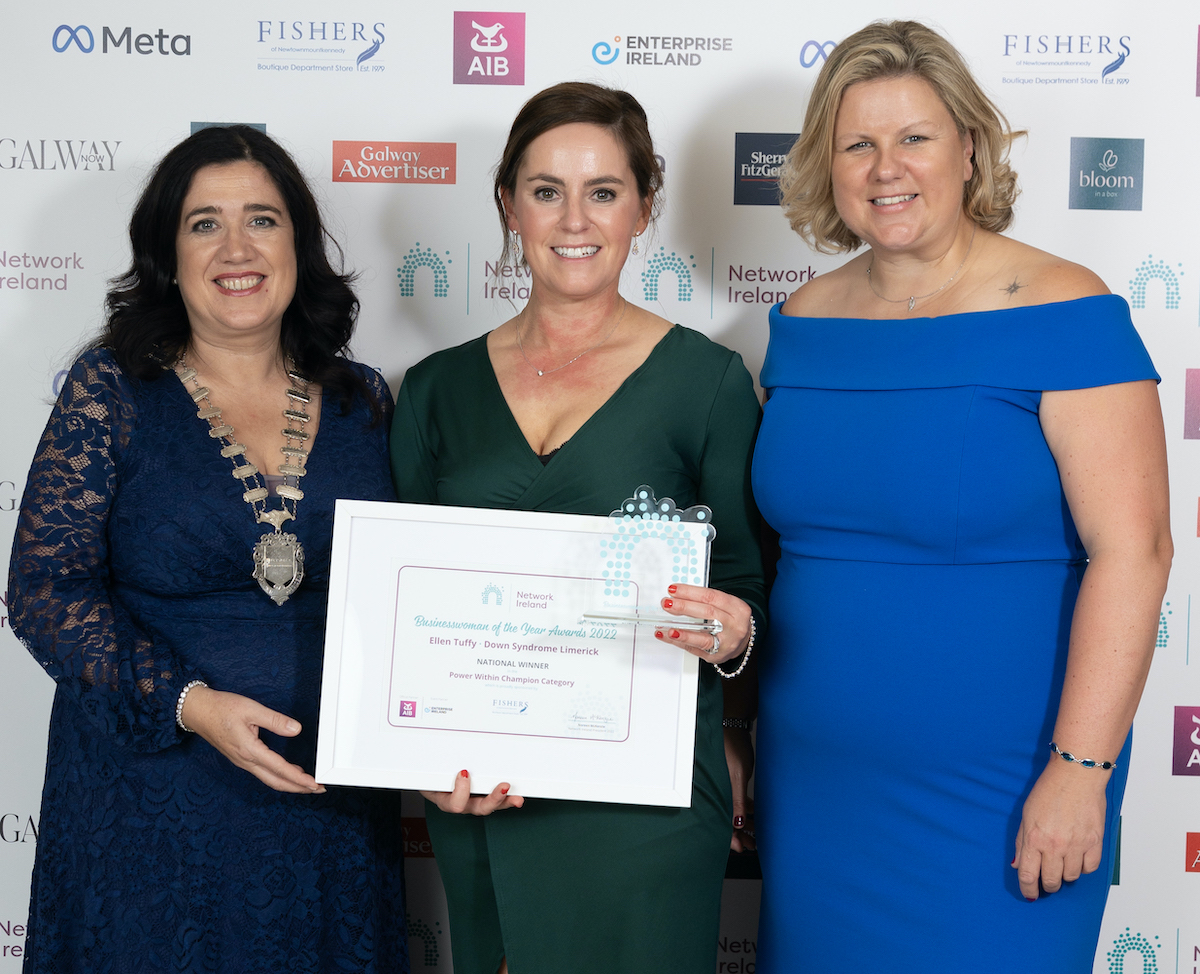 Ellen Tuffy wins National Award for work with Down Syndrome Limerick