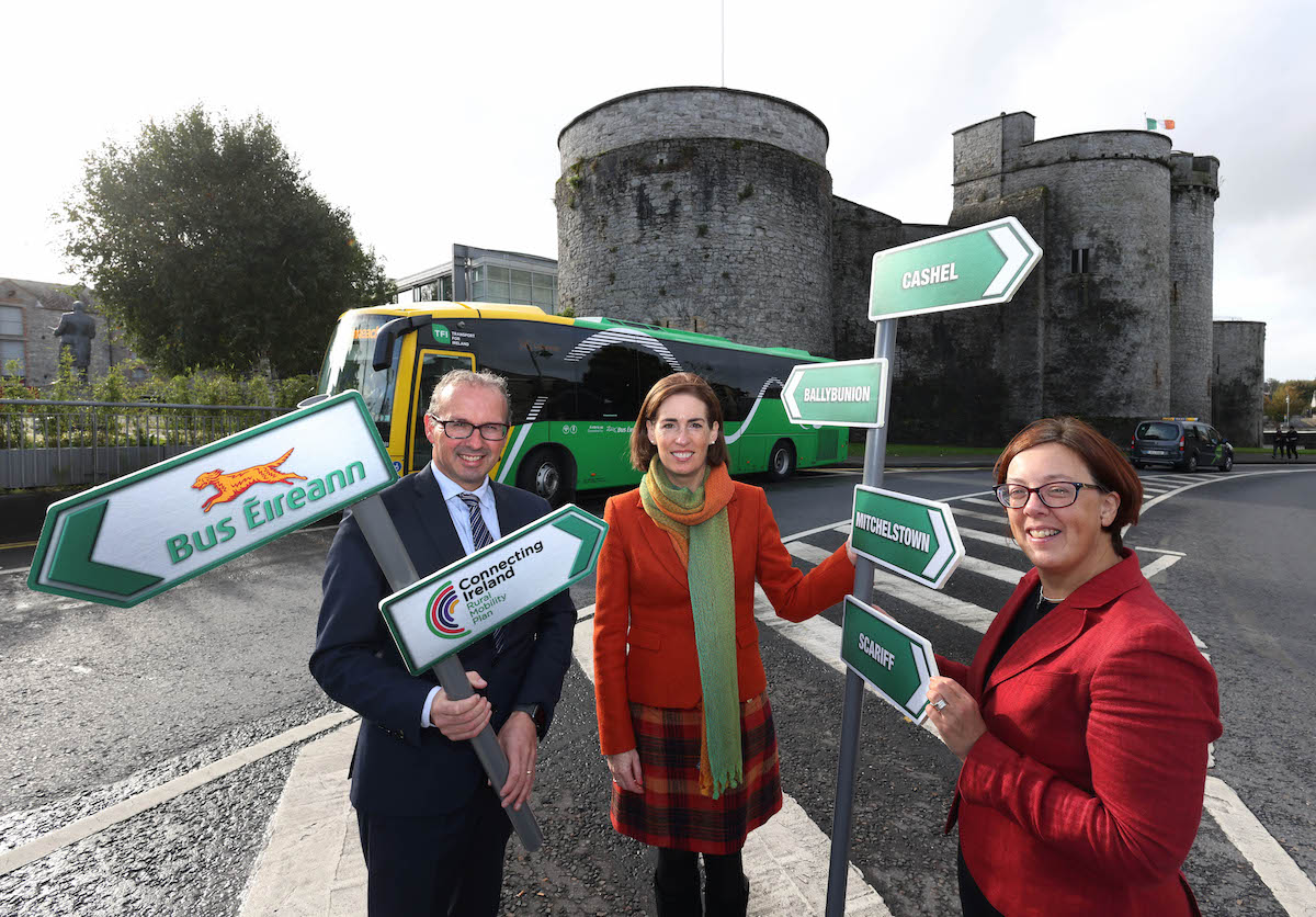 Ministers Ryan and Naughton announce new and improved Limerick bus services