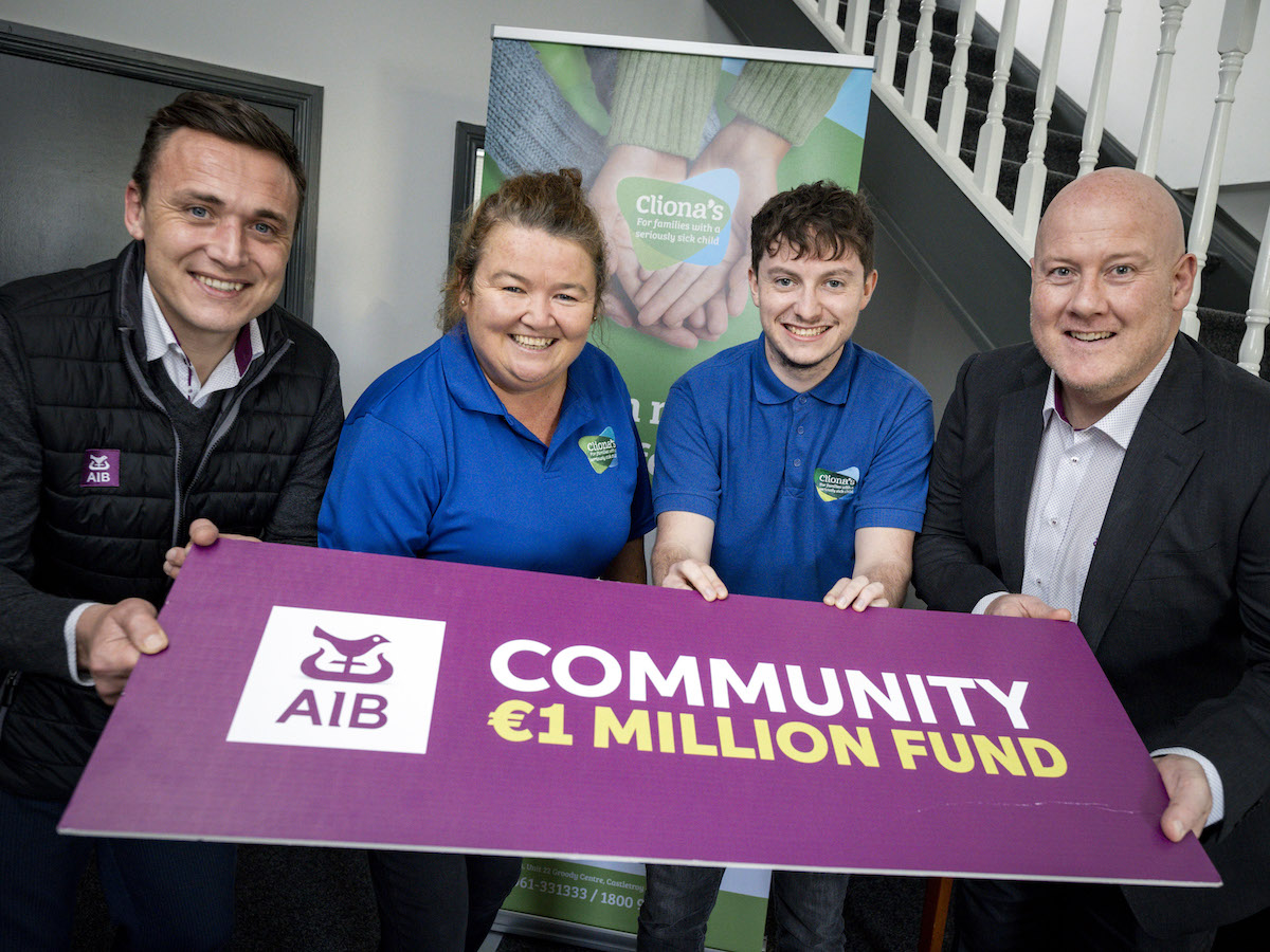 Cliona’s awarded €34,500 from the 2022 AIB Community Fund