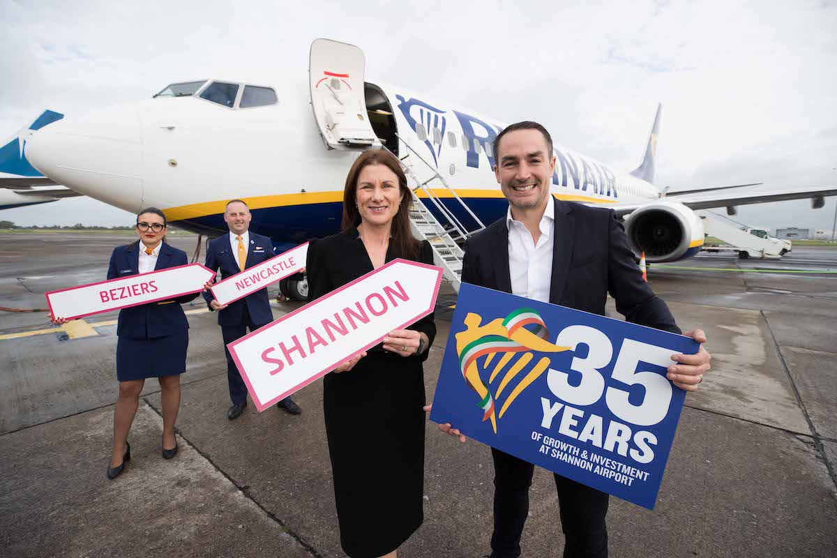 Shannon Airport Ryanair routes