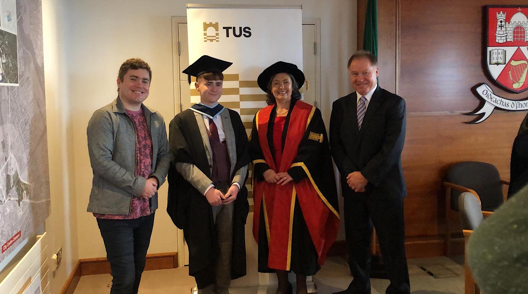 Cian Guerin wins Excellence Award at TUS Graduation 2022